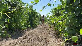 i catch skinny teen hooligan on ranch and pound her tight ass outdoors 😈