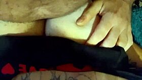 Busty Italian milf titty fucks monster cock