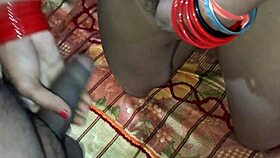 desi bhabhi sneaks steamy creampie session with ex behind scenes