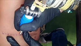 TATTOO SESSION TURNS INTO ORGY WITH LATINA STARS AND GERMAN FETISH