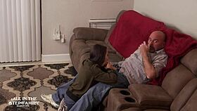 Tiny Freya Von Doom Drills Stepdad And Wife In Taboo 4K