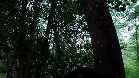 Maitresse Kantalis Offers Bound Slave Ebed in Forest Humiliation