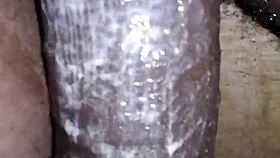 bigblackie shaves and strokes my huge bbc monster 😈🔥