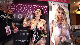 yo tokyo lynn, miami exxxotica booth interview?