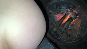 Explosive Creampie Ignites Passion in Campfire Outdoor Adventure
