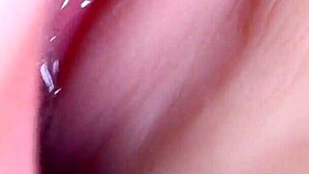 my fuck doll's shaved pussy gets lubed up for double penetration fun