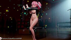 minus8 hentai dance striptease with sirius bremerton azur lane boobs