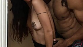 i tricked hot tanned latina neighbor over for bisexual blowjob handjob fun
