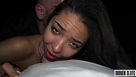 hey wanna see this asian teen get pounded like a fleshlight by monster cock in rough 3some?