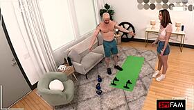 ellie nova cravin that buff guys massive cock so bad shes drippin wet