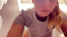 bbw teen gives sloppy public blowjob drooling saliva everywhere outdoors