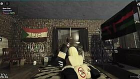 WHITE WHORE GAGS ON MASSIVE BBC COCK