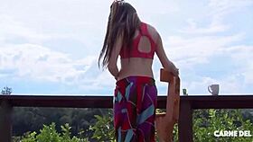 paulina ramos horny fitness latina picked up for monster cock pounding and cumshot