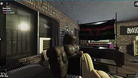 WHITE WHORE GAGS ON MASSIVE BBC COCK