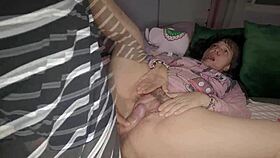 Chubby latina milf shows off huge hairy pussy lips for deep creampie pounding