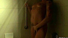 Naughty Dahlia Sky Teases Pussy In Steamy Shower 💦
