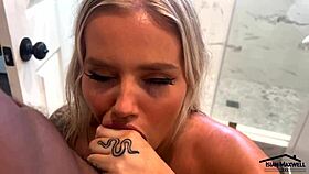 hot blonde kayla jade taking that huge bbc in the shower huh? 🌊🍆