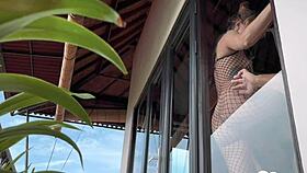 wanna start the day with a quick standing doggy then drop to knees for cumshot?