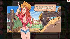 Redhead Mindy Finishes Booty Farm Work!