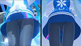 leggings upskirts tease what's hidden underneath so perfectly