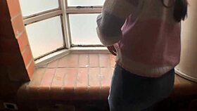 This hot college teen petite sucks cock so well until cum fills her cute mouth daily