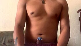 malua sneaks hard cock out during homework tease