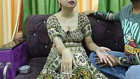 shy indian babe fucked hard by landlord for house rules