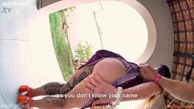 drunk pregnant slut begs for ovulation creampie insemination with facefuck and rimjob