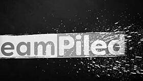 oh man, i love how this busty blonde takes 4 huge bbcs deep in her gangbang, creampie everywhere wait no, cumshots!