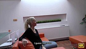 blonde stops fighting cuz stranger pays for sex 💰