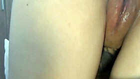 Incredible Little Asian's Big Pussy Cries on First Huge Cock Ride