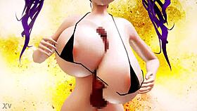 ohh my god these massive tits need a huge cock sliding between em for titty fuck action bikini style