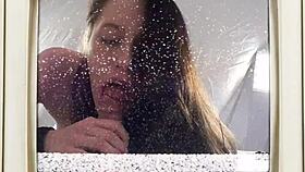 minnie rose's tight pussy creampied hard in backstage pov fuck