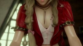 aerith gainsborough rides cock bends over takes creampies in ultimate fap compilation
