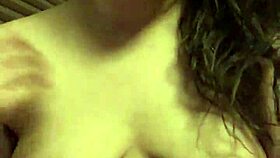 desperate arab milf slurps cum from sloppy used condom in fetish frenzy