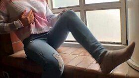 This hot college teen petite sucks cock so well until cum fills her cute mouth daily