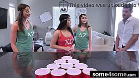 steamy fffm foursome rips clothes for wild group pounding