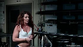 bound big ass slave takes brutal whipping punishment hard