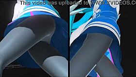 leggings upskirts tease what's hidden underneath so perfectly