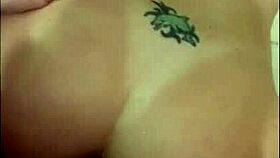 Amateur slut spread wide doggystyle on bathroom floor for deep condom pounding POV