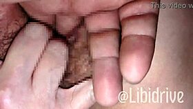 japanese babe fingers gaping pussy hunting uterus deep
