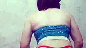 Bold Carolcross Twerks Fiercely in String Thong Lingerie!