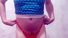 Bold Carolcross Twerks Fiercely in String Thong Lingerie!