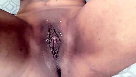 desi slut chain smokes close-up pussy as human ashtray