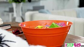 halloween brat big ass latina gets hardcore monster cock pounding