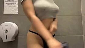 bbw teen gives sloppy public blowjob drooling saliva everywhere outdoors