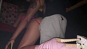 oh god the client takes us to the darkest spot so no one interrupts our wild anal fucking with big cock