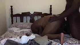 she's bent over taking it doggystyle from behind in hood heat