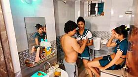 Girlfriend's Fierce Threesome Slam