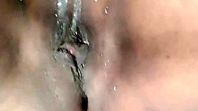 desi slut chain smokes close-up pussy as human ashtray